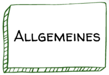 Strichzeichnung Box mit Aufschrift Allgemeines